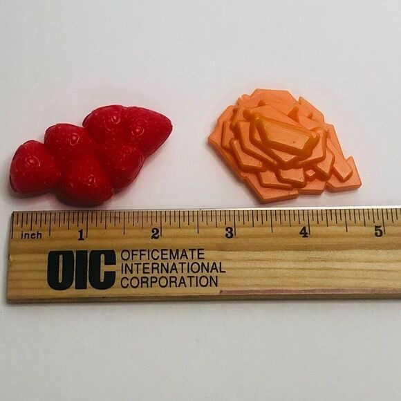 doll food accessories unbranded strawberries cheese replacements baby doll food - Picture 3 of 4